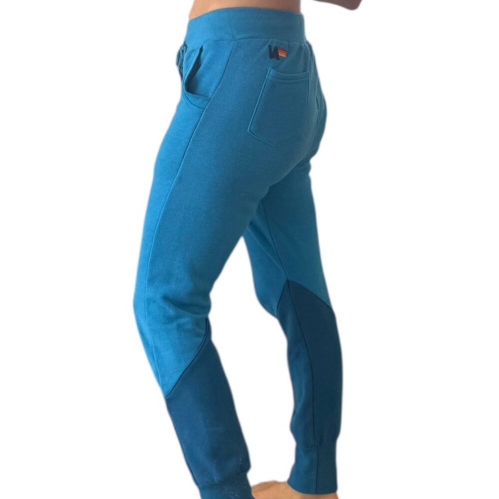 Aviator Nation Blue on Blue pocket sweatpants S